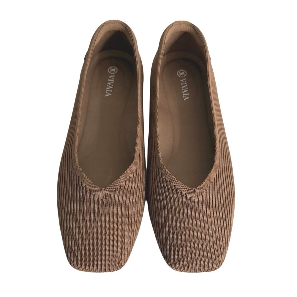 VIVAIA KNIT FLAT Margot 2.0 brown size 40 - Picture 4 of 11